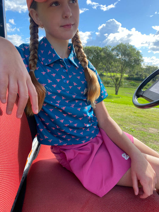 Girls Golf Polo | Bee is for Birdie