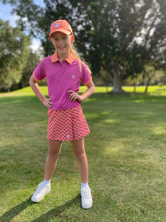 Girls Golf Skort | Watermelon Wedge