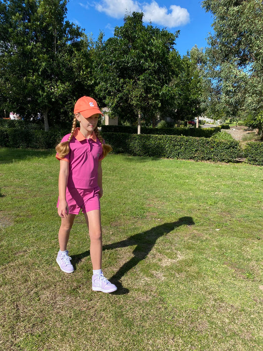 Girls Golf Polo | Sunset Swing