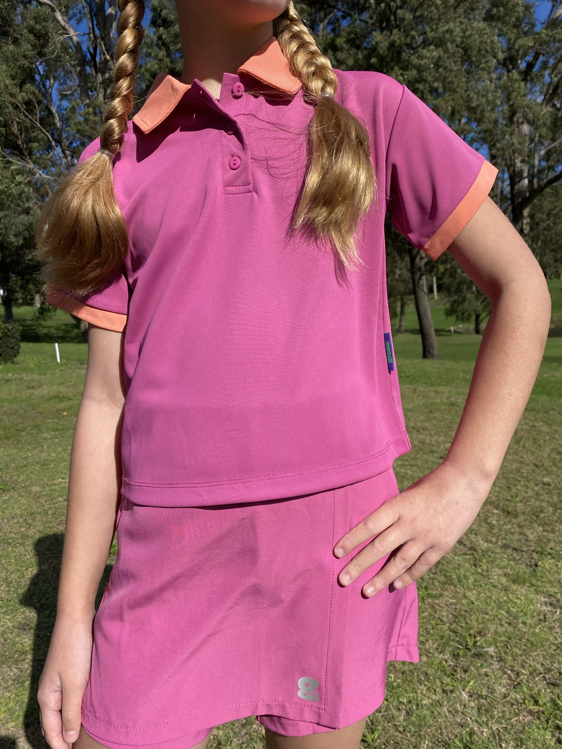 Girls Golf Polo | Sunset Swing